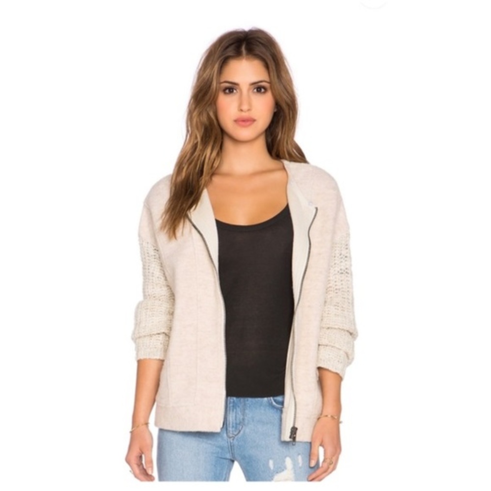NWOT Free People Superstar Scarf Jacket (scarf not included) p2p26”